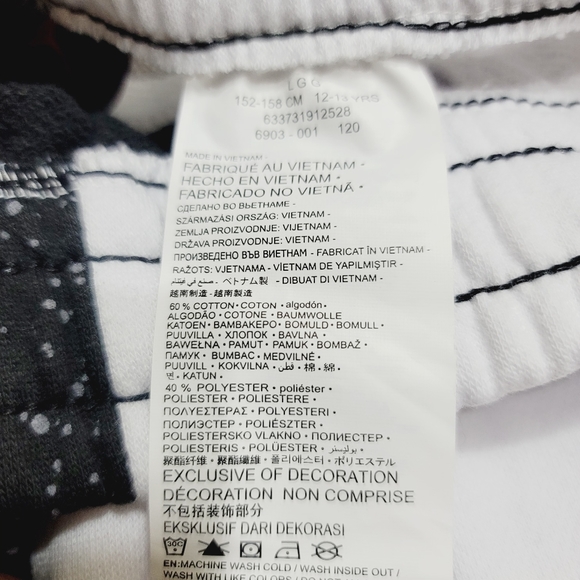 Nwt All white Jordan Boys short.Size L - Picture 4 of 7